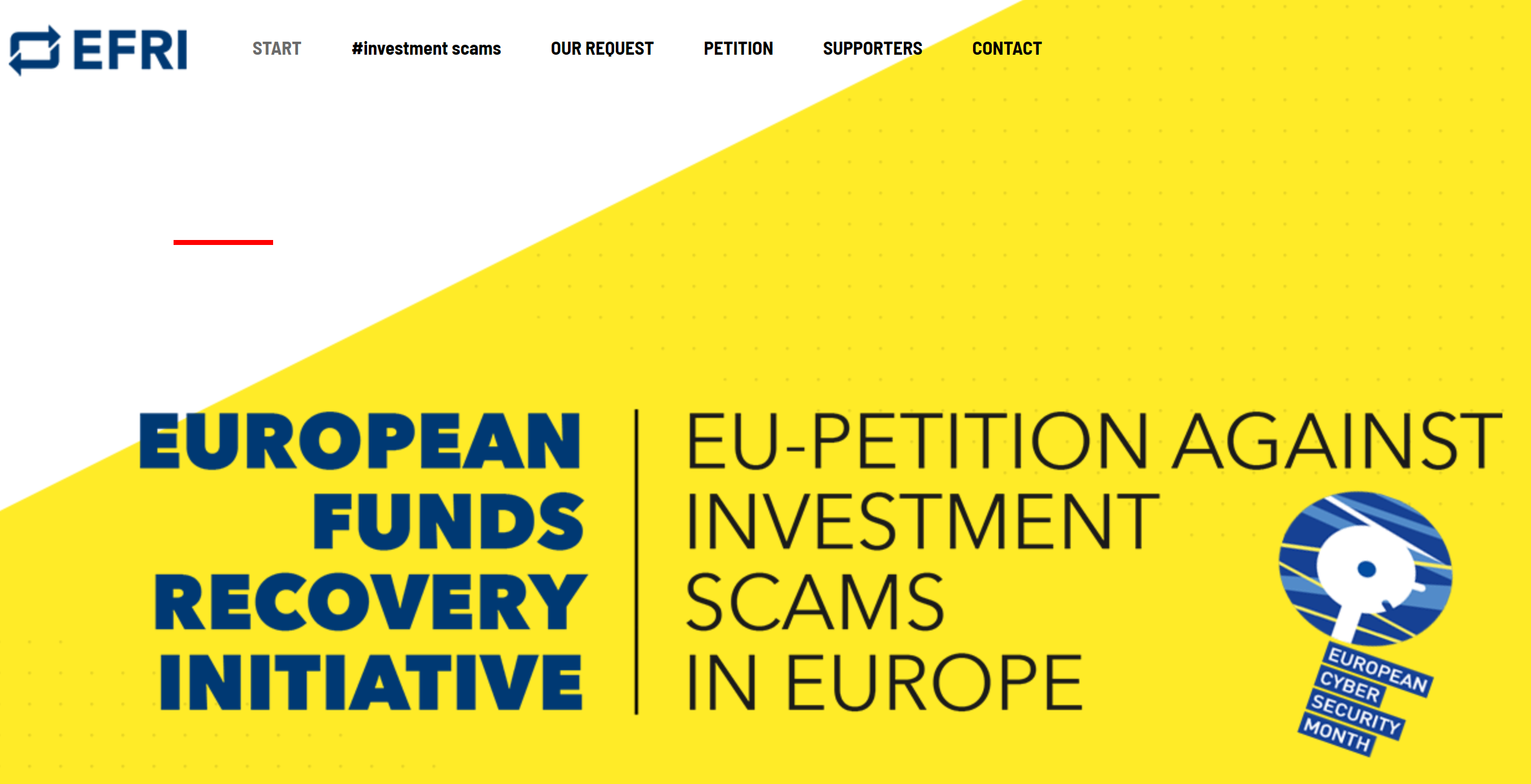 EU Petition to Fight Cybercrime EFRI EU Petition