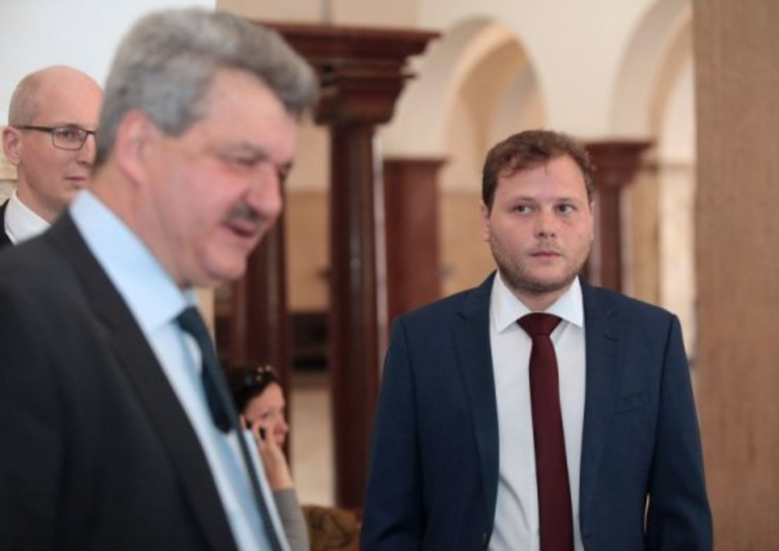 Gal Barak Bulgarian Court with lawyer Gal Barak with Bulgarian lawyer