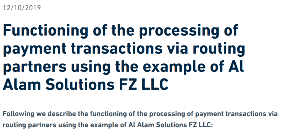 Wirecard partner Al Alam Solutions vanished
