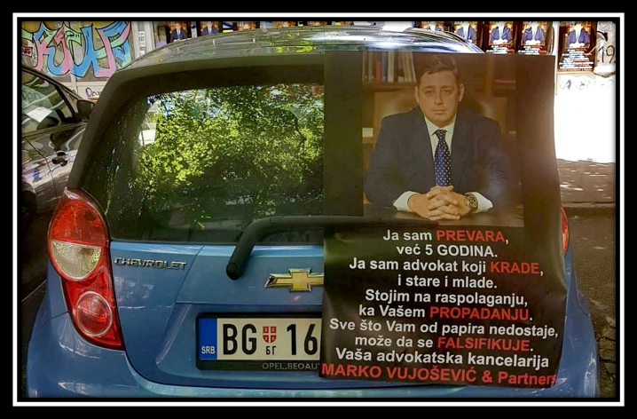 Marko Vujosevic fraudster billboard fi Marko Vujosevic attacked by former partners