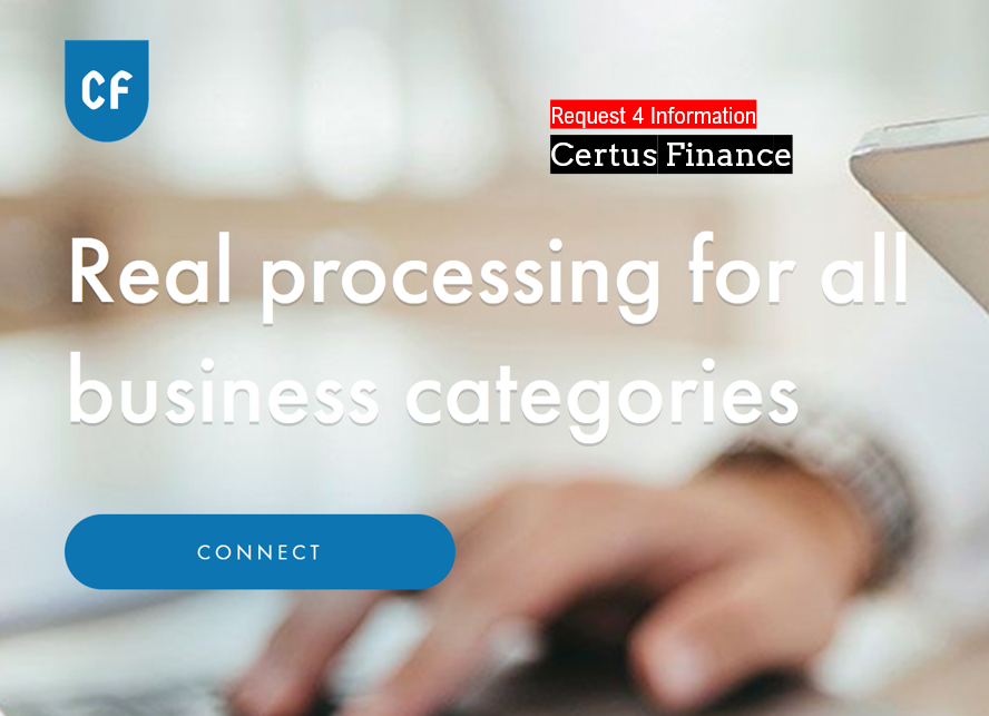 Certus Finance R4I Certus Finance Request 4 Information