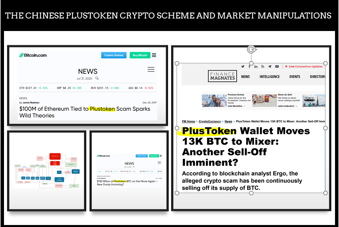 PlusToken Market Manipulation Scheme PlusToken Market Maniputaltion scheme