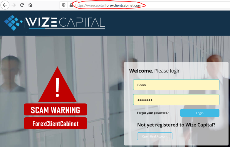 WizeCapital and ForexClientCabinet FI Request 4 Information Wize Capital and ForexBrokerCabinet