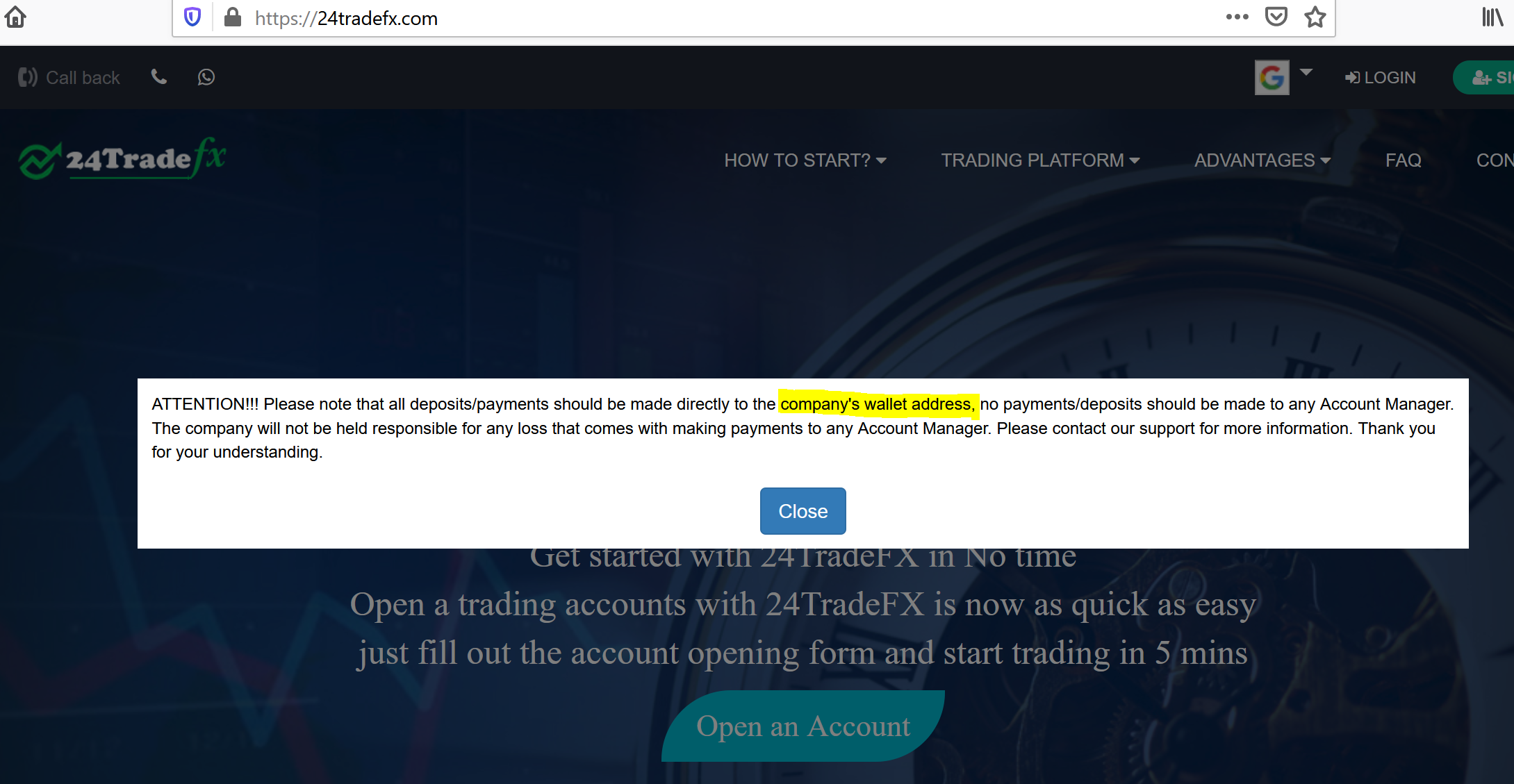 24Tradefx and ForexGrowth FCA warns against 24TradeFX and ForexGrowth