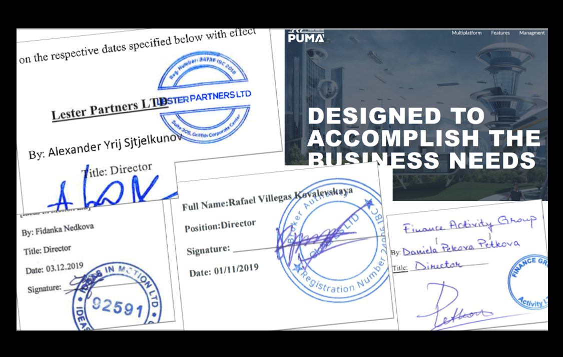 PumaTS and signed contracts fi PumaTS and signed contracts with scam operators