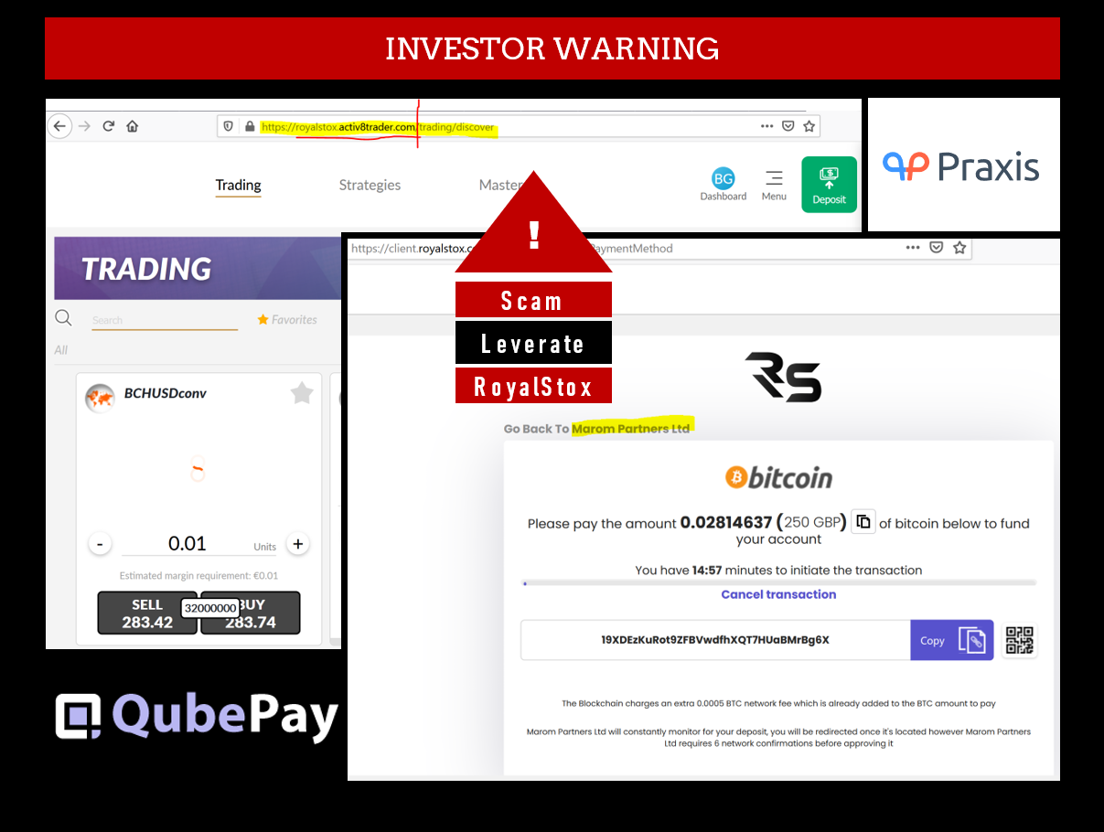 RoyalStox Scam FCA warning fi FCA warns against RoyalStox of PumaTS and Leverate network