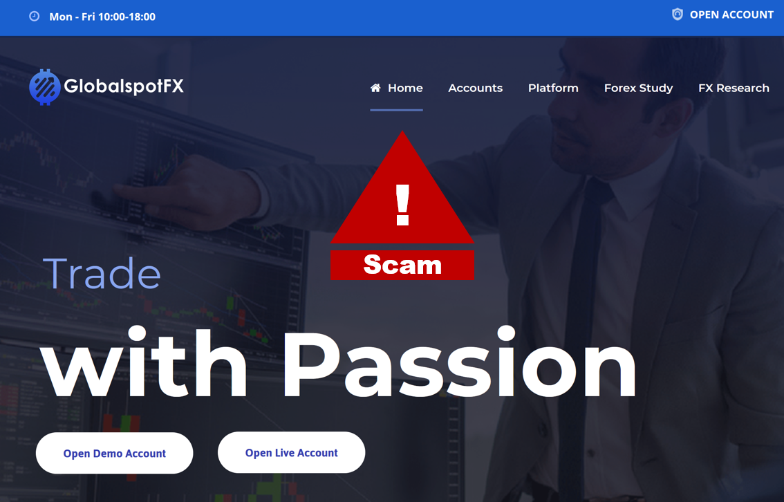 GlobalspotFX Scam CNMV warns against GlobalspotFX and Trade Com