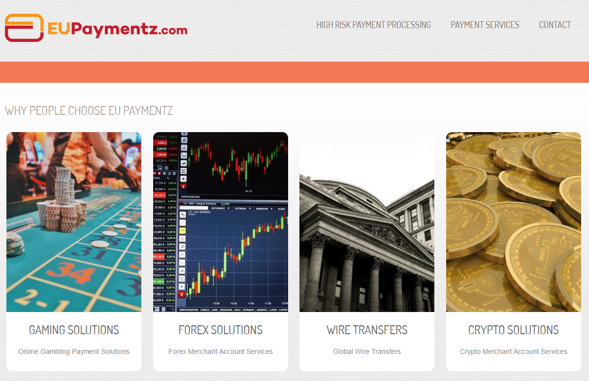 High-risk payment processor eu paymentz