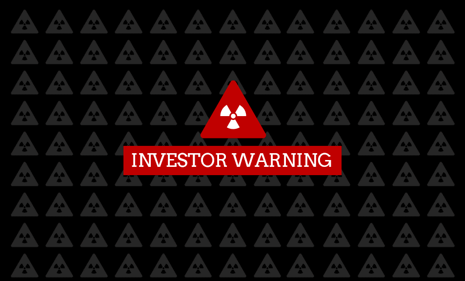 Investor warning against toxic scams