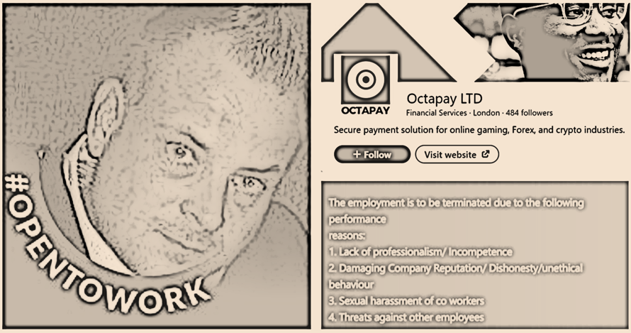 Octopay Christian van Biezen Octapay fires CEO Christian van Biezen