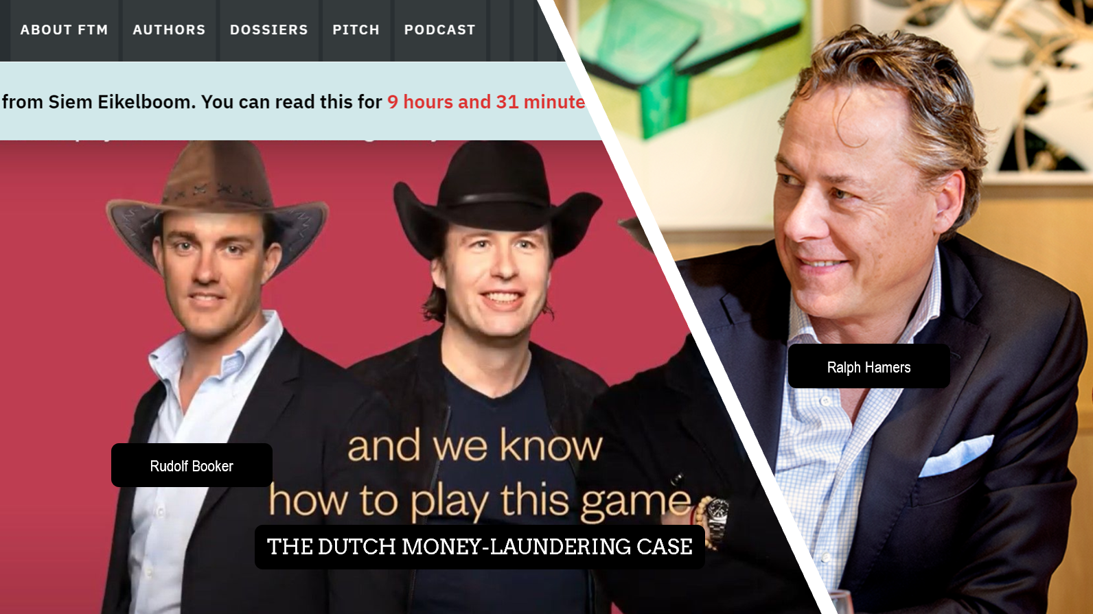 Ralph Hamers and Rudolf Booker Former ING CEO Ralph Hamers can be prosecuted EU court ruling said