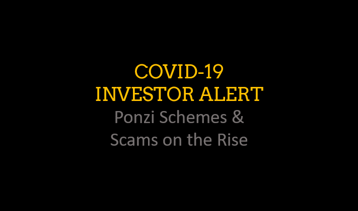 SEC COVID-19 Investor Alert SEC COVID-19 Investor Alert