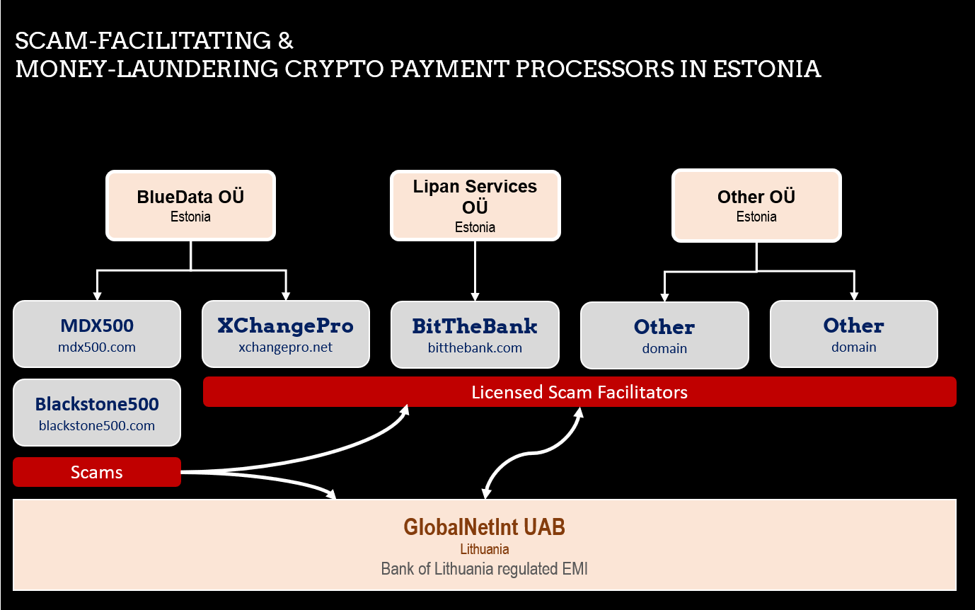 Estonian Money-Laundering wo P Estonian crypto money laundering network