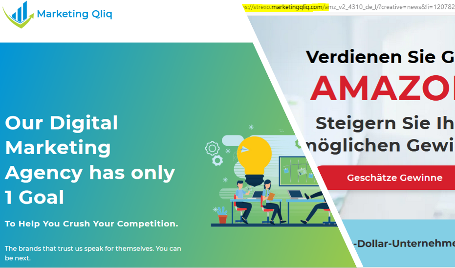 Marketing Qliq works with Amazon scam