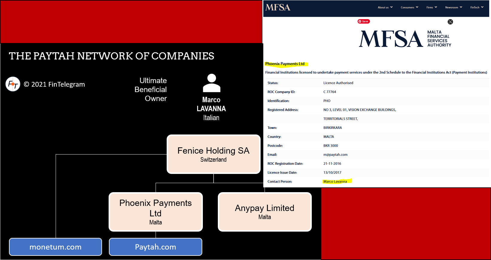 Paytah MFSA fi Paytah and Phoenix Payments