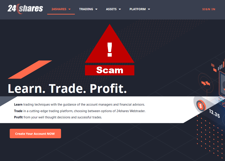 24shares scam BaFin warns against 24shares