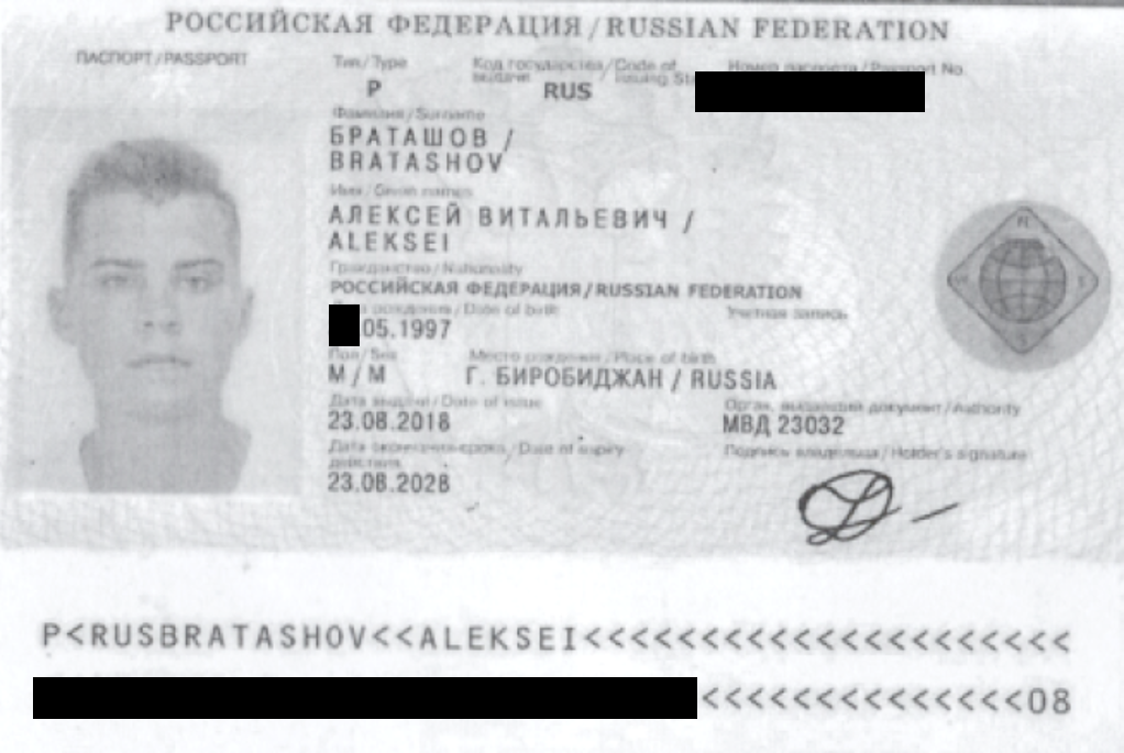 Aleksei Bratashov is the beneficial owner of Nymeria