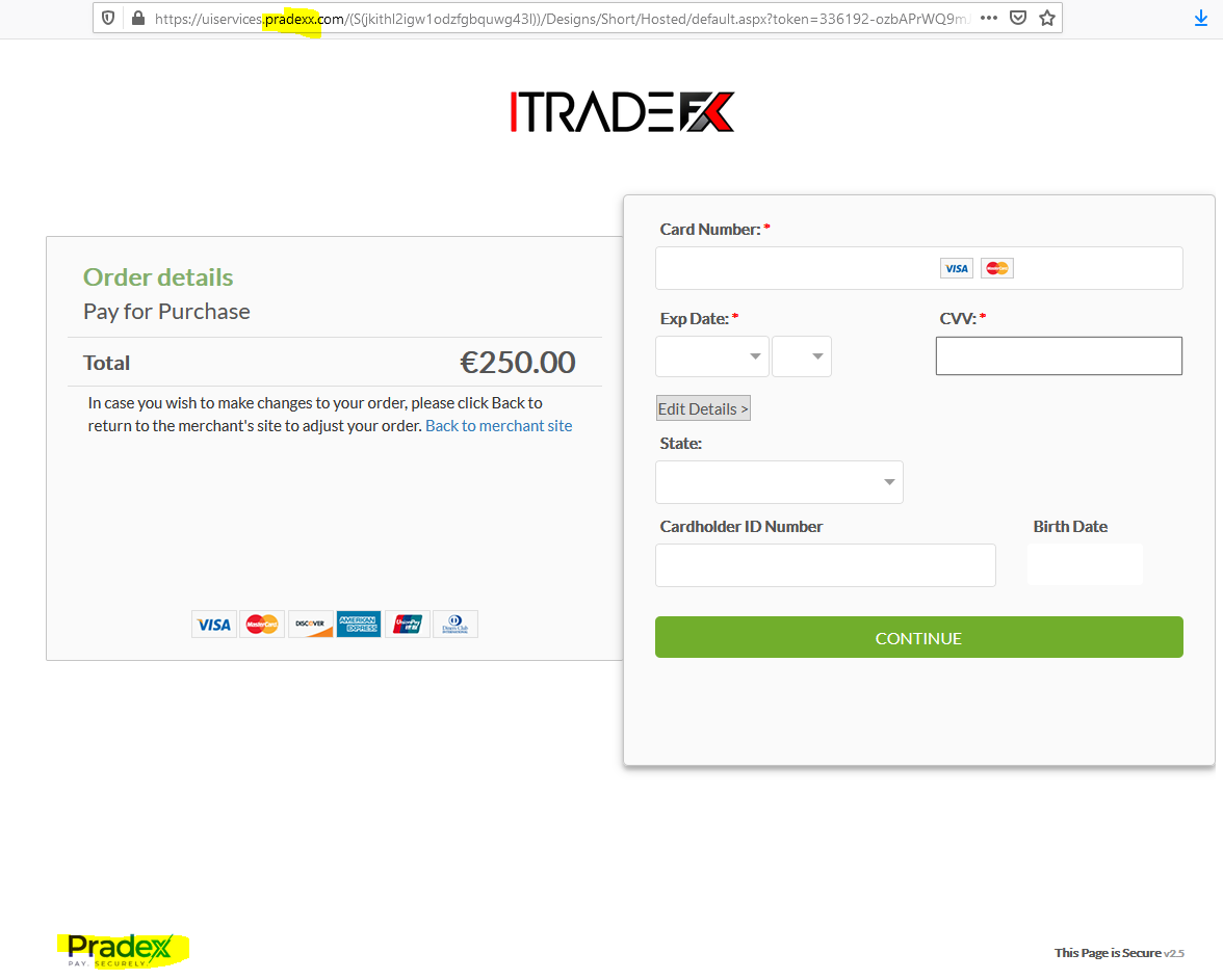 FMA warns against iTradeFX