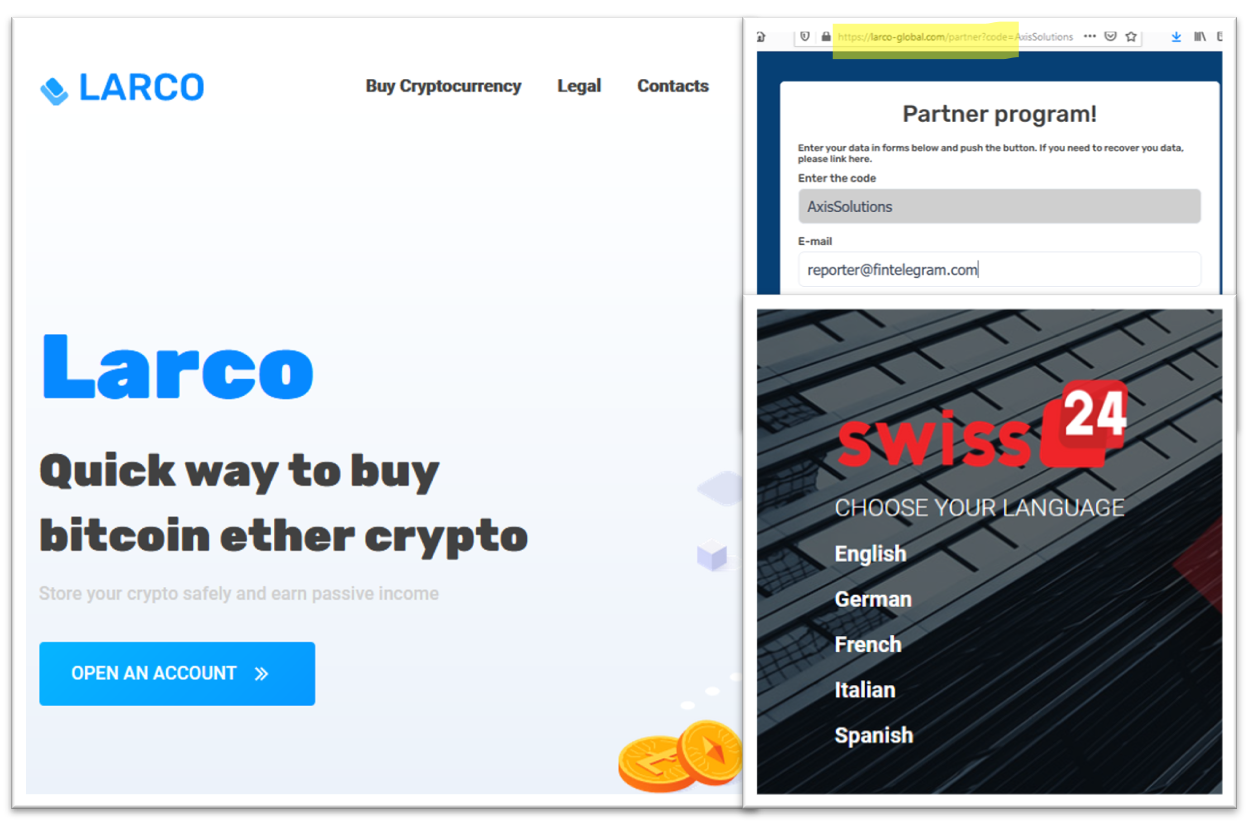 Axis Solutions Larco FI BaFin investigates scam operator Axis Solutions