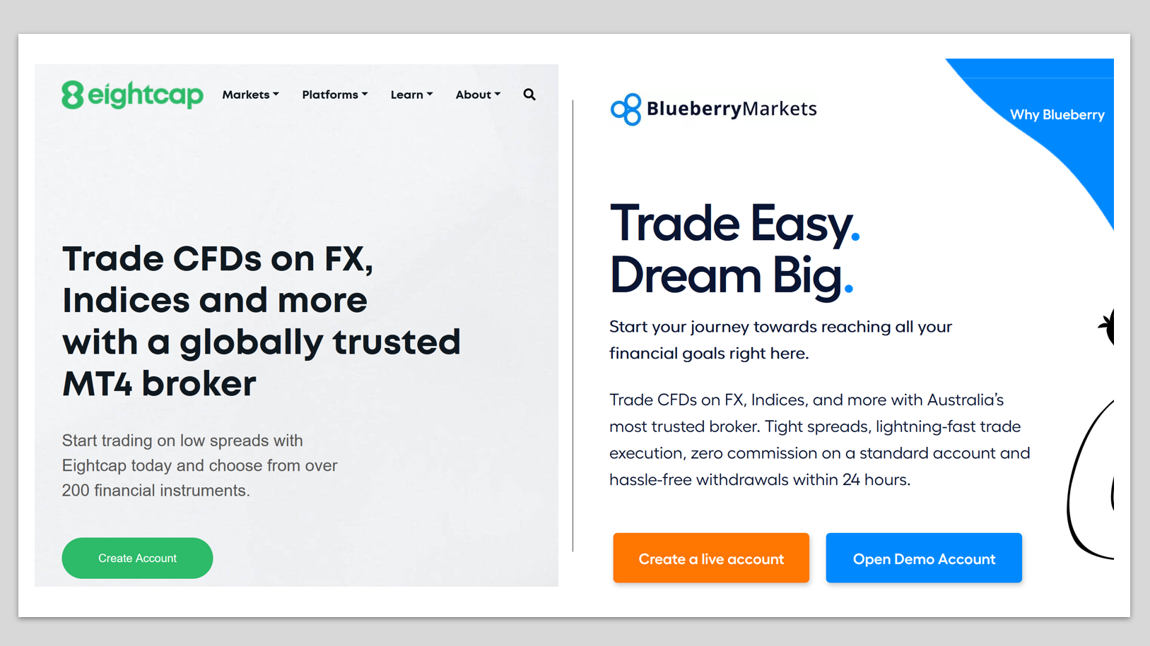Eightcap and Bluberry Markets FI Eightcap and Blueberry Markets