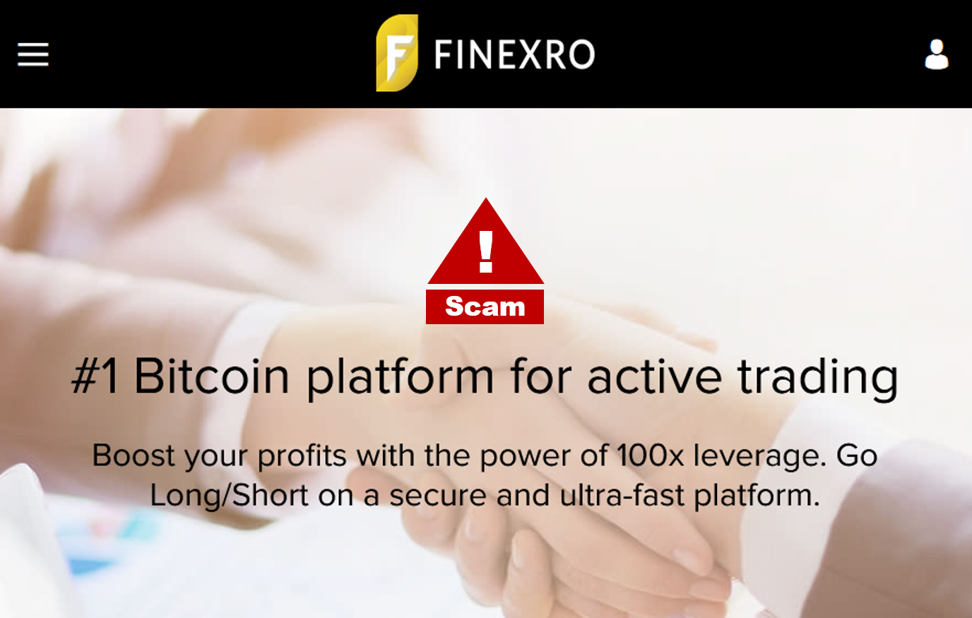 Finexro scam fi FCA warning against Finexro broker scam