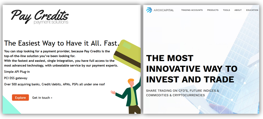 AroxCapital scam FI Investor warning AroxCapital facilitated by Pay Credits