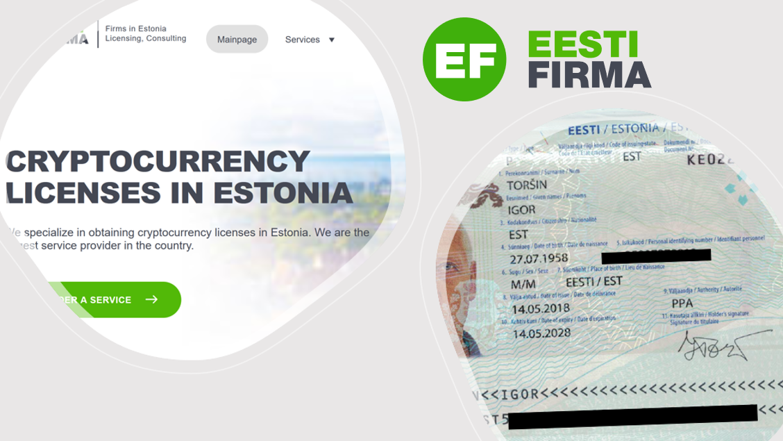 Eesti Firma FI Eesti Firma with Igor Torsin building crypto license payment providers