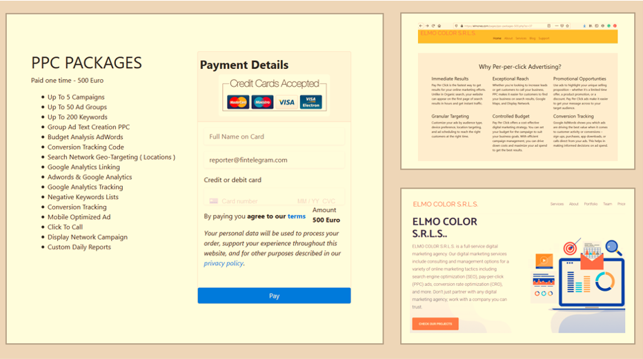Elmo Colors FI illegal payment processor Elmo Colors and TradeCabinet scams