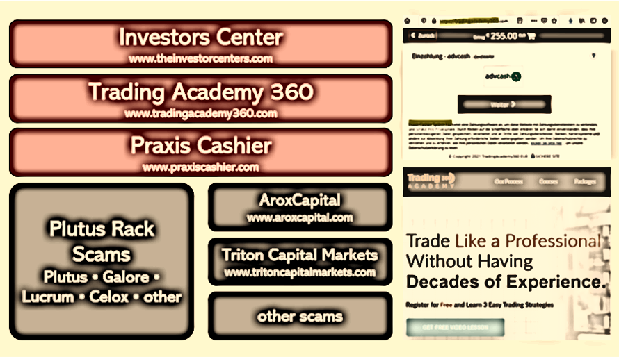 Investors Center Trading Academy 360 scams FI Investors Center and Trading Academy 360 scam facilitators
