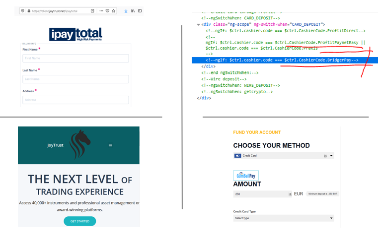 JoyTrust FI Broker scam JoyTrust facilitated by GumBallPay and iPayTotal