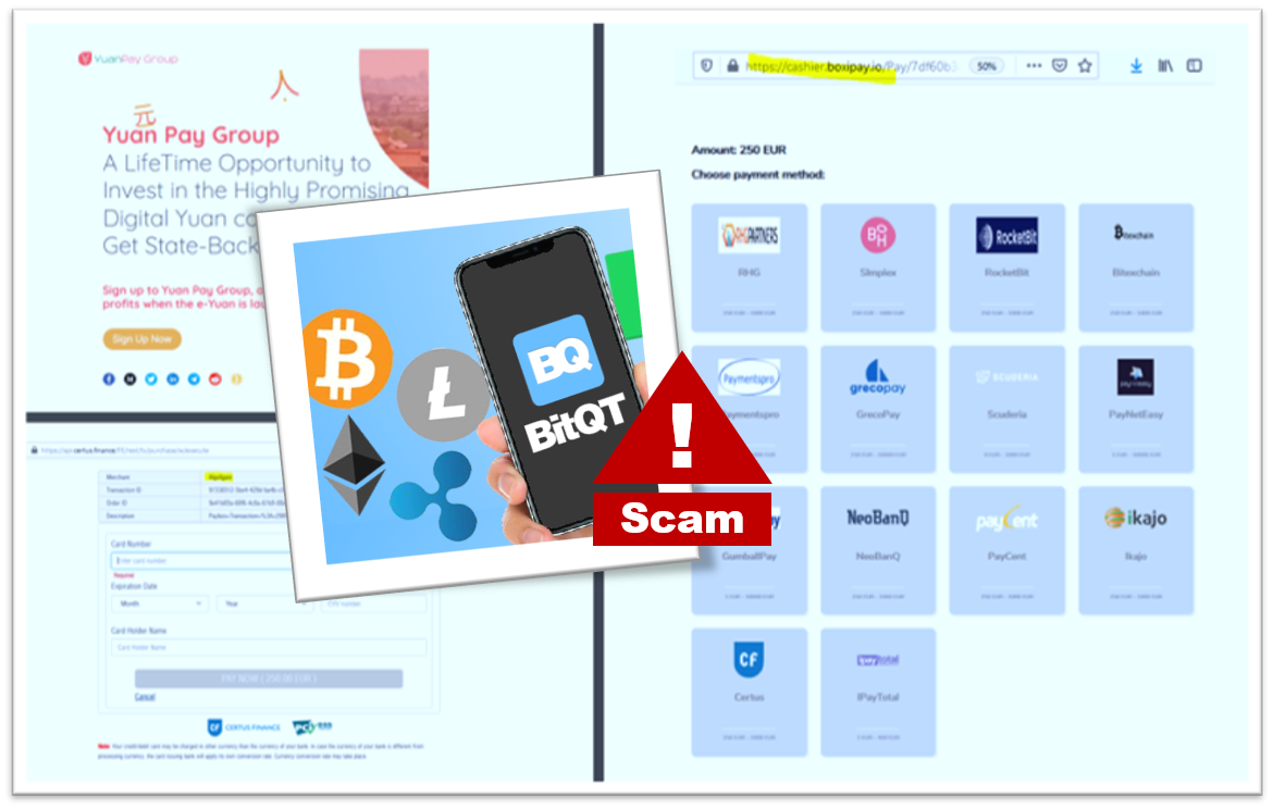 AlgofGain BitQT Fraud campaign BitQT promotes AlgofGain broker scam