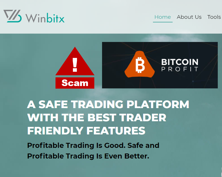 Winbitx FI investor warning winbitx broker scam promoted by Bitcoin Profit campaign