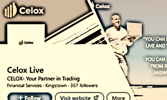 Celox FI Celox broker scam on social media