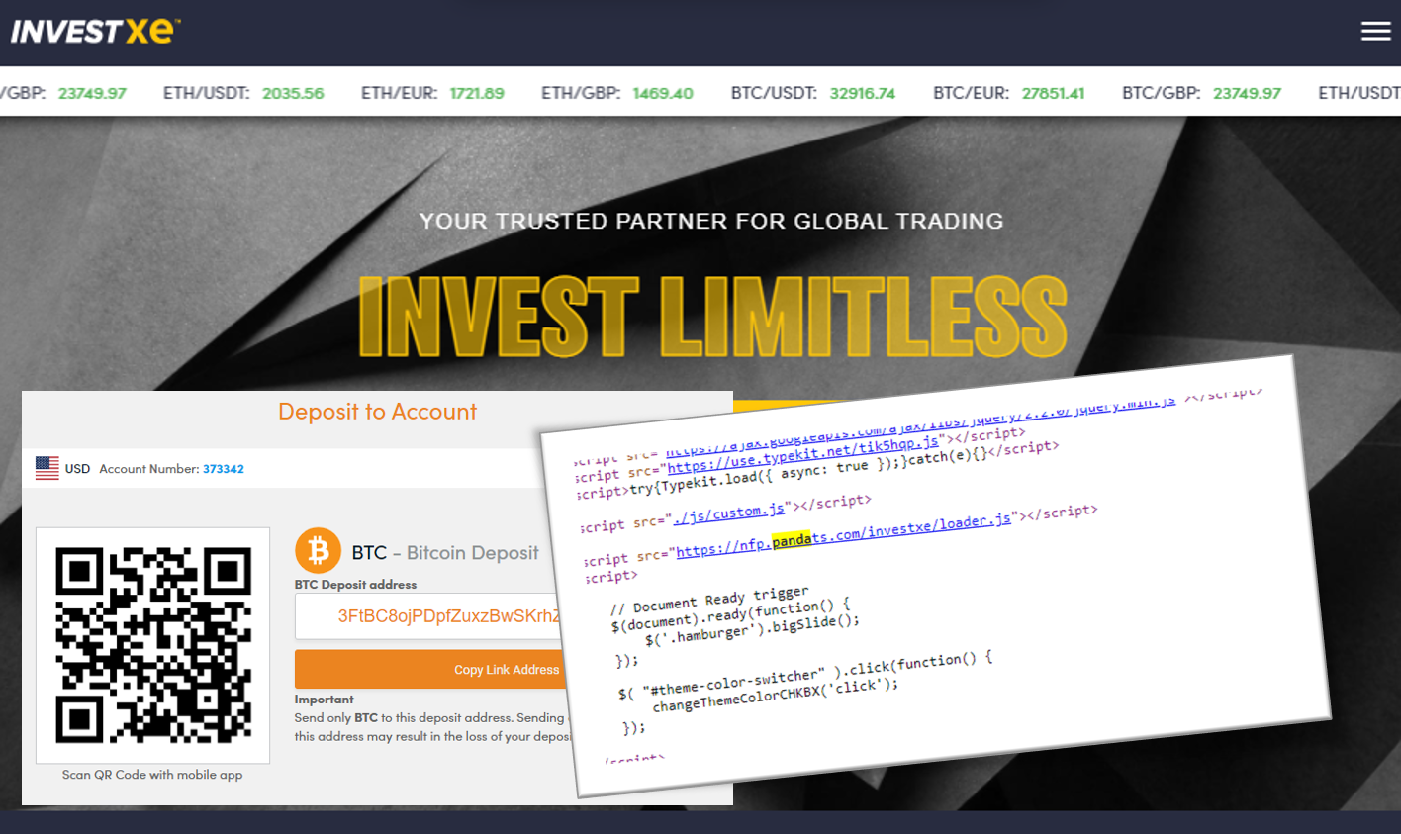 InvestXE FI Warning against InvestXE broker scam facilitated by PandaTS