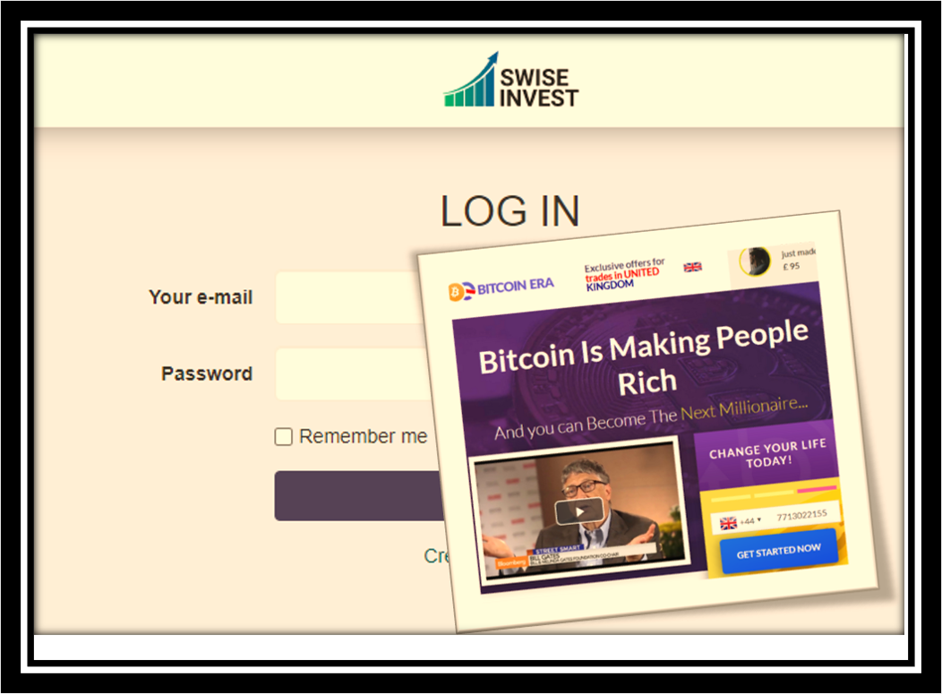 Swise Invest Bitcoin Era FI Investor warngin Swise Invest scam promoted by Bitcoin Era