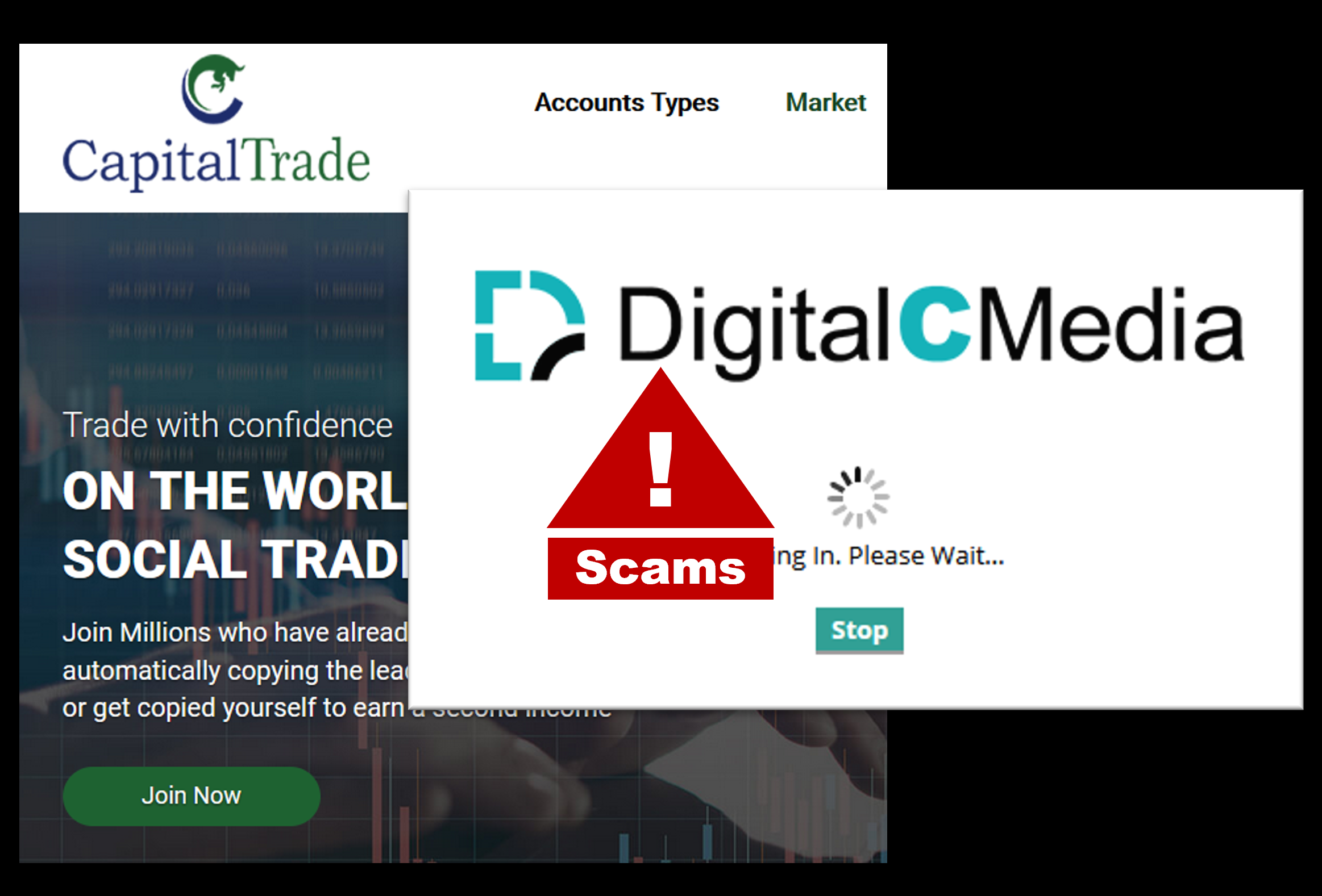 FCA warning against CapitalTrade and DigitalCMedia
