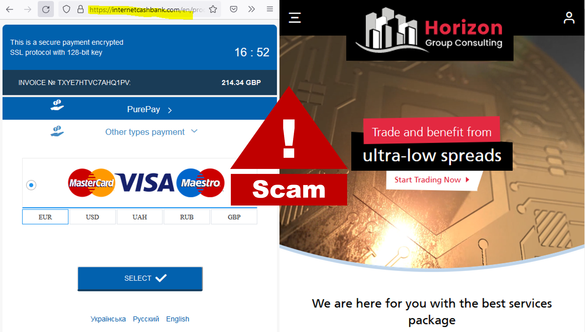Horizon Group FI investor warning Horizon Group broker scam