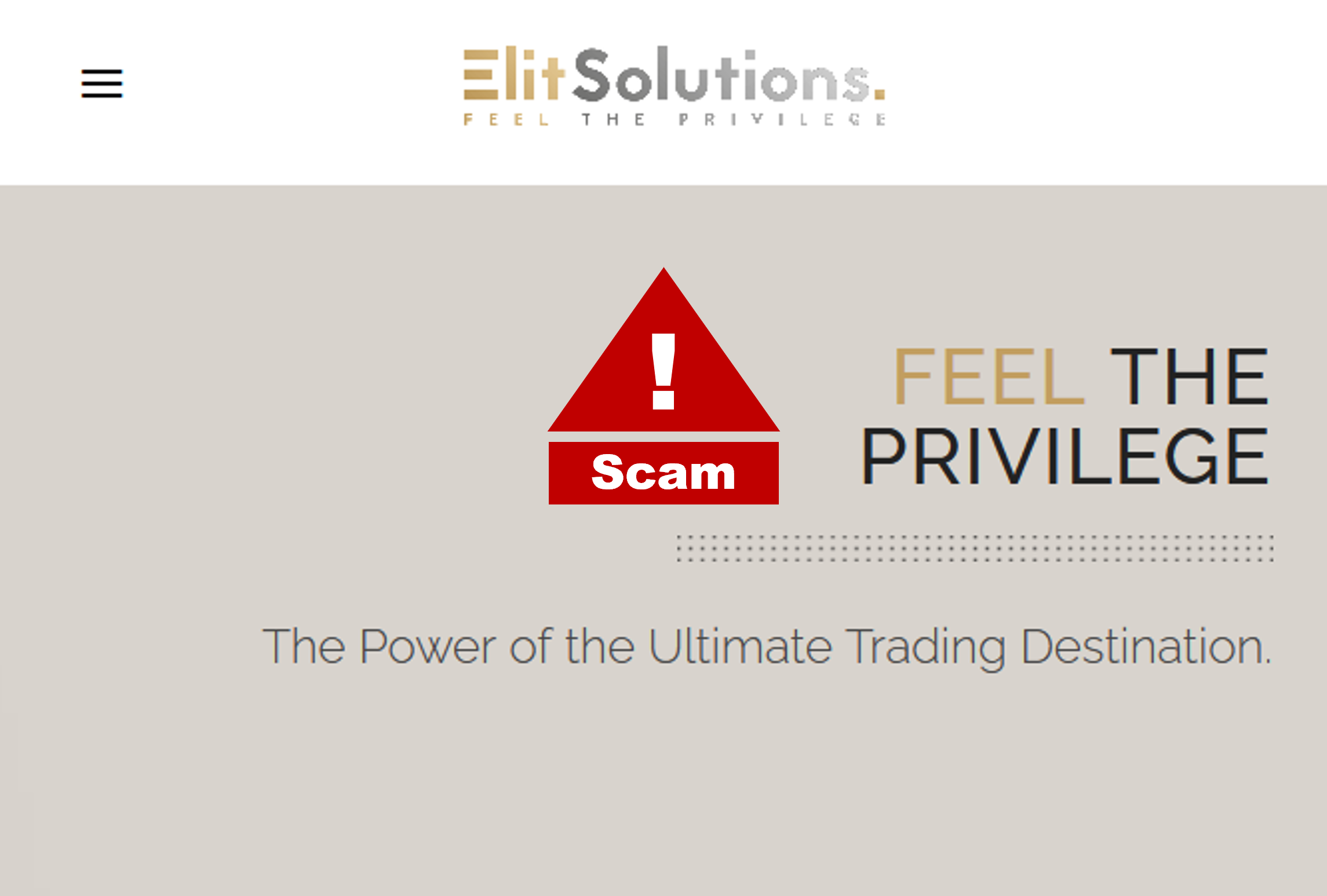 ElitSolutions FI Investor warning against ElitSolutions