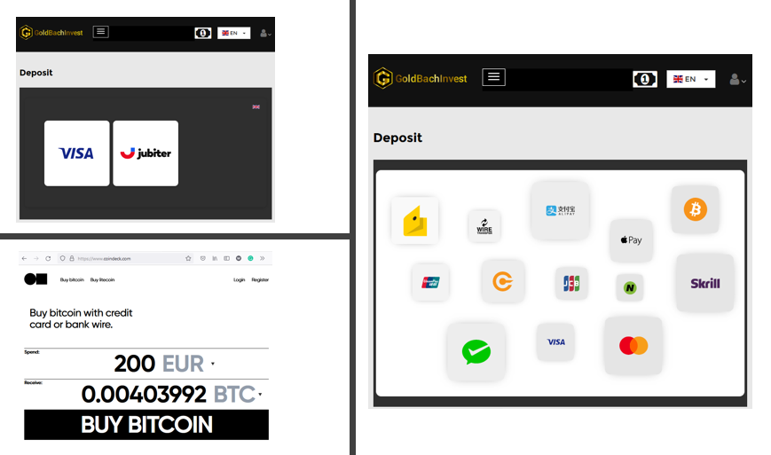 GoldBachInvest FI investor warning GoldBachInvest broker scam facilitated by BridgerPay