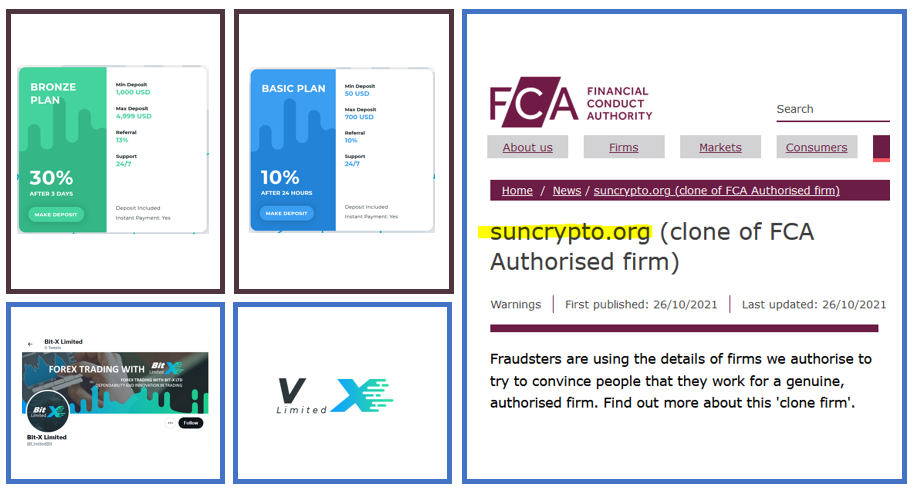 CryptoSun Bit-X FI warning against CryptoSun aka Bit-X scrypto investment scheme