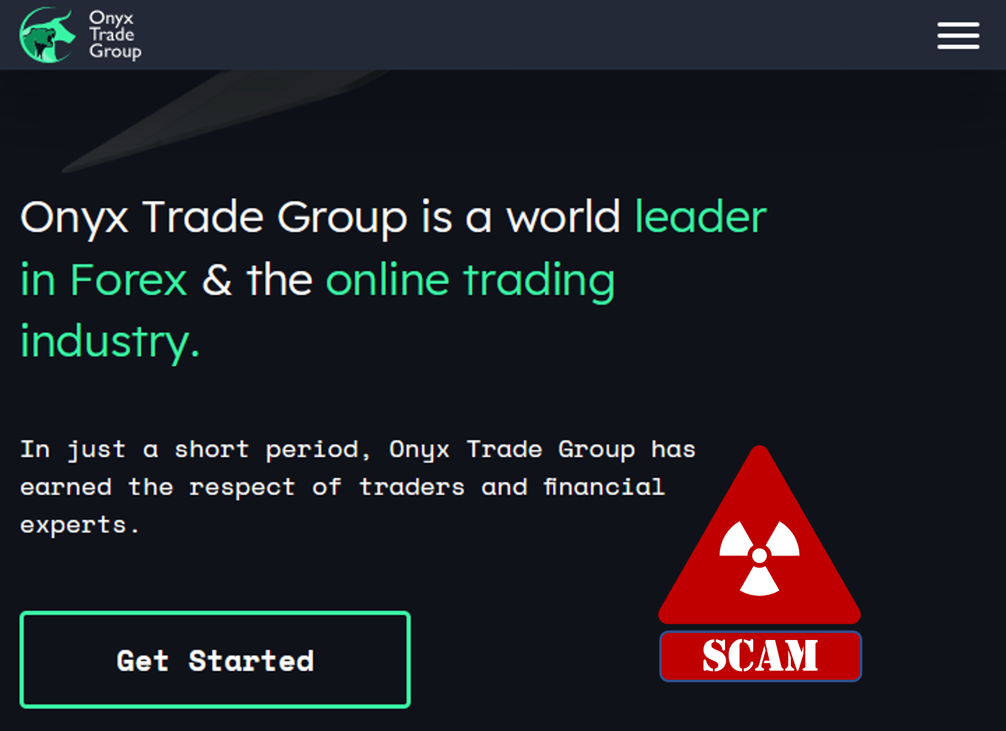 Onyx Trade Group investor warning against Onyx Trade Group and Lencher ExPro scams
