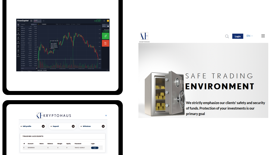 FinexCapital KryptoHaus FI investor warning against FinexCapital AssestHaus and KryptoHaus broker scams