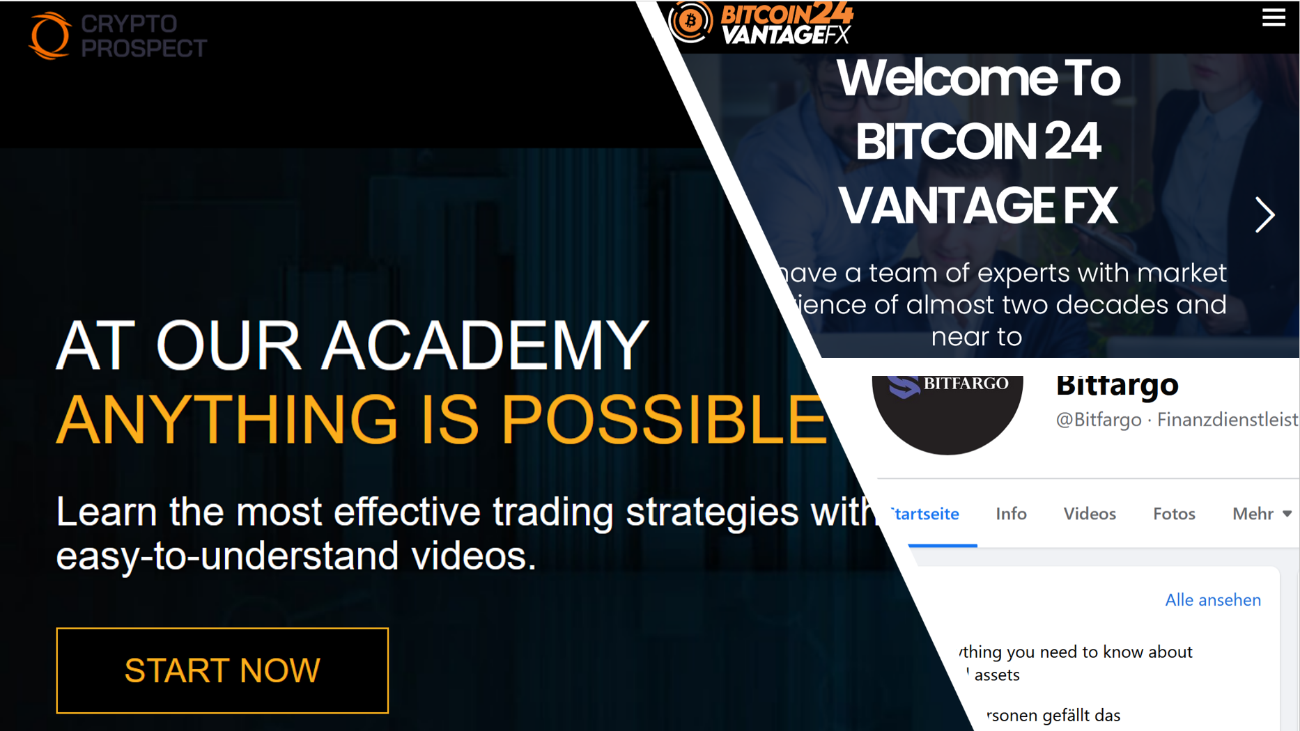 Bitfargo Bitcoi 24 Vantage FX Crypto Prospect FCA warns against crypto schemes Bitfargo Bitcoin 24 Vantage FX and Crypto Prospect