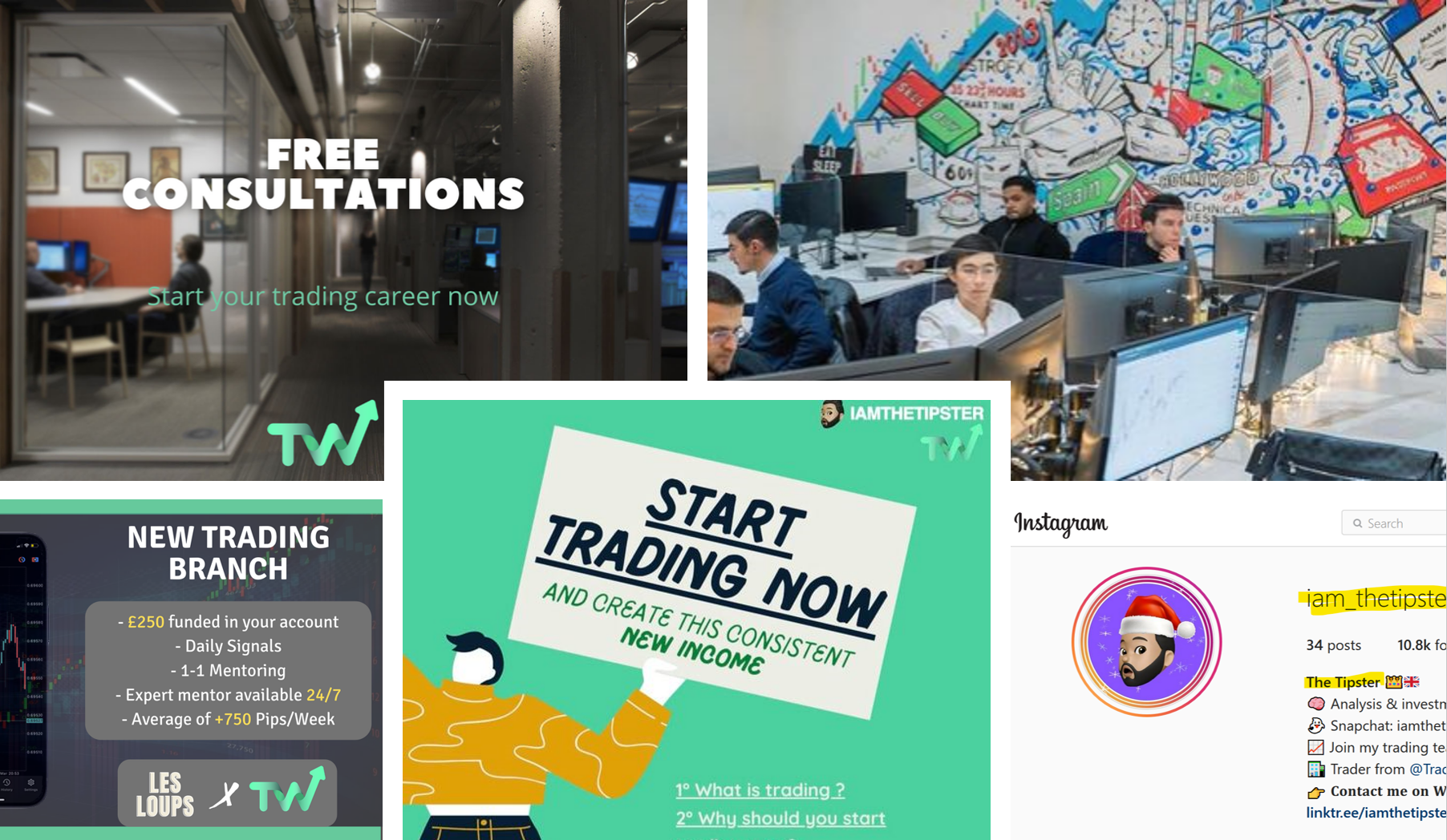 TradWise The Tipster FI investor warning against TradWise social media boiler room