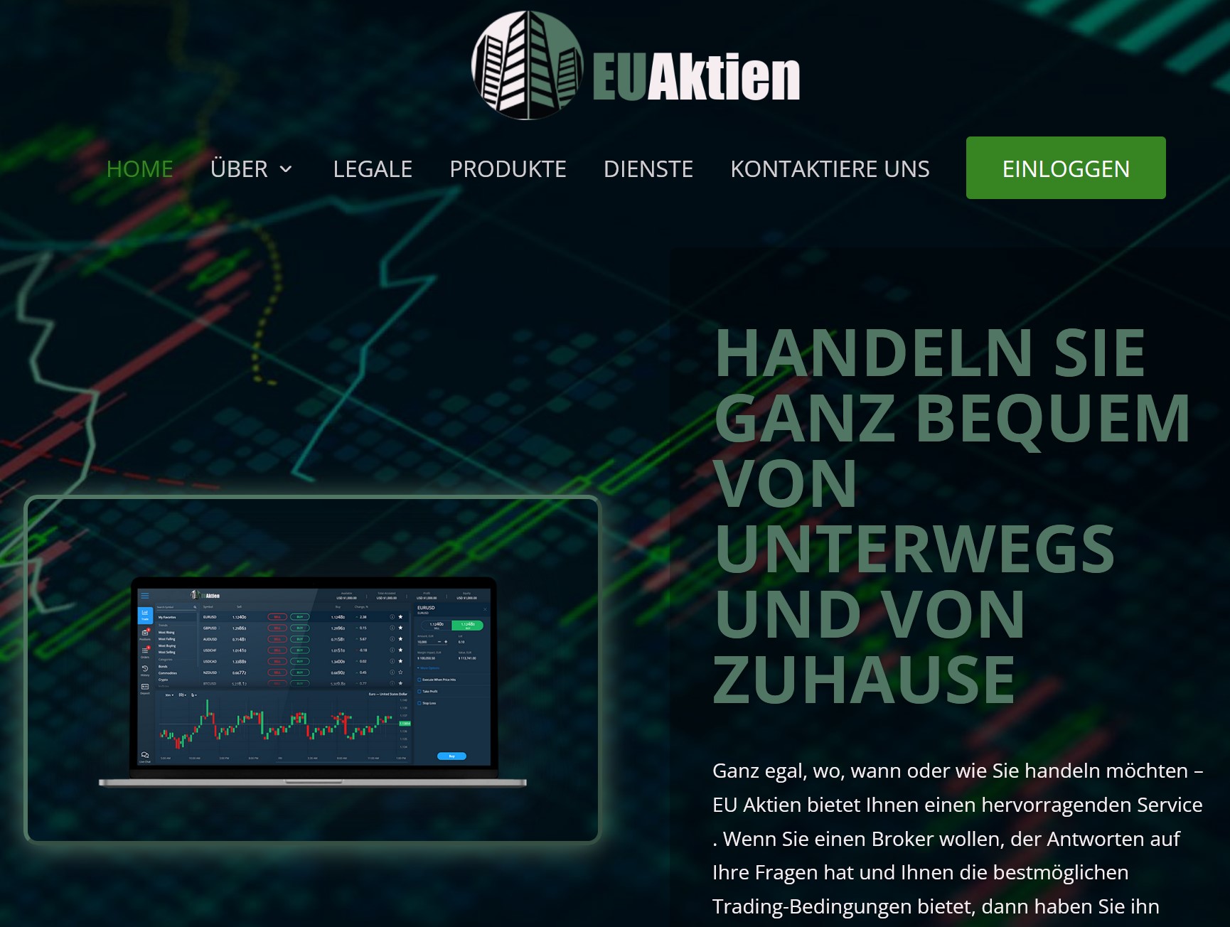 EUAktien Screen BaFin investigates EUAktien broker scam