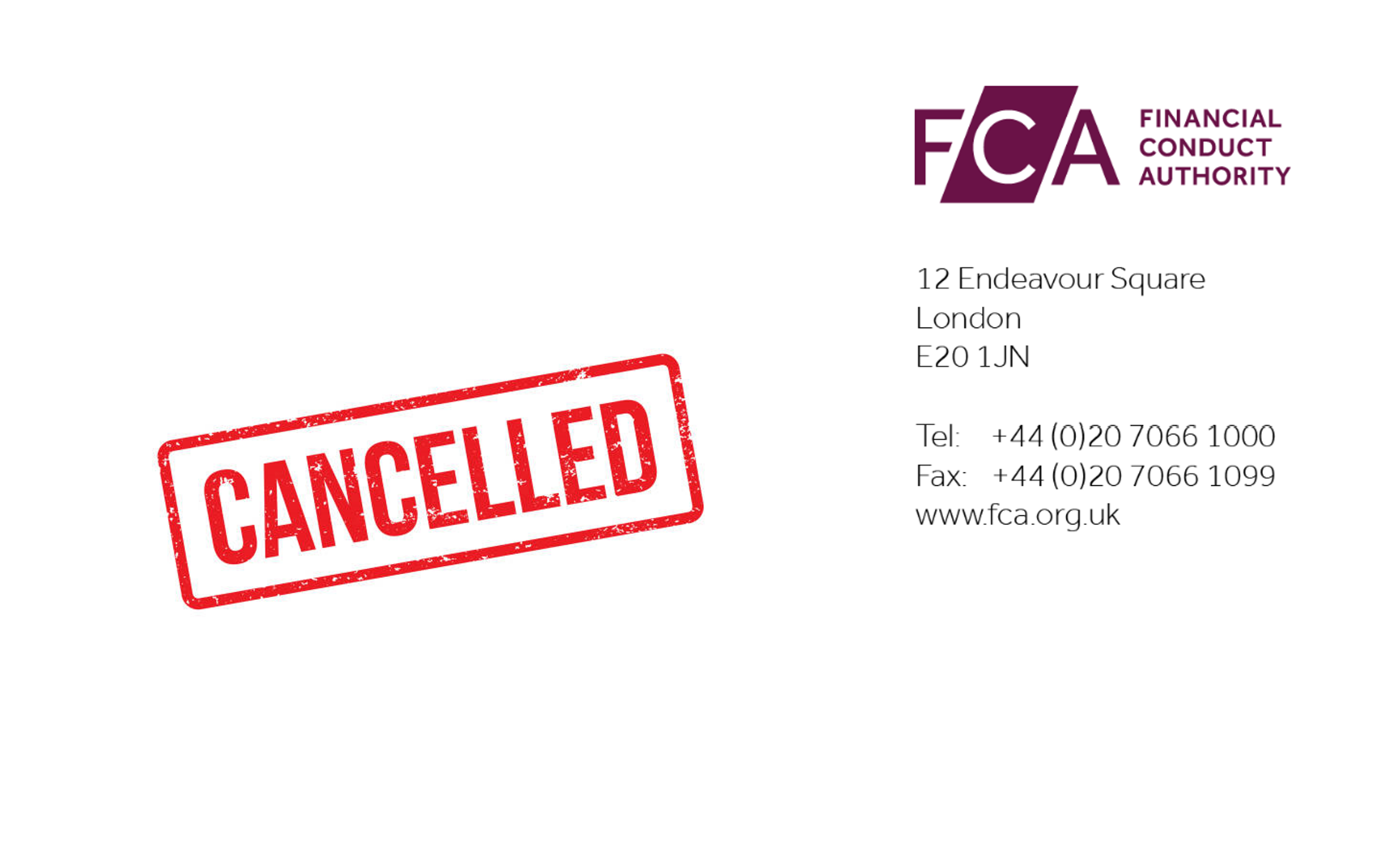 FCA canceled temporary permissions of four EU investment firms