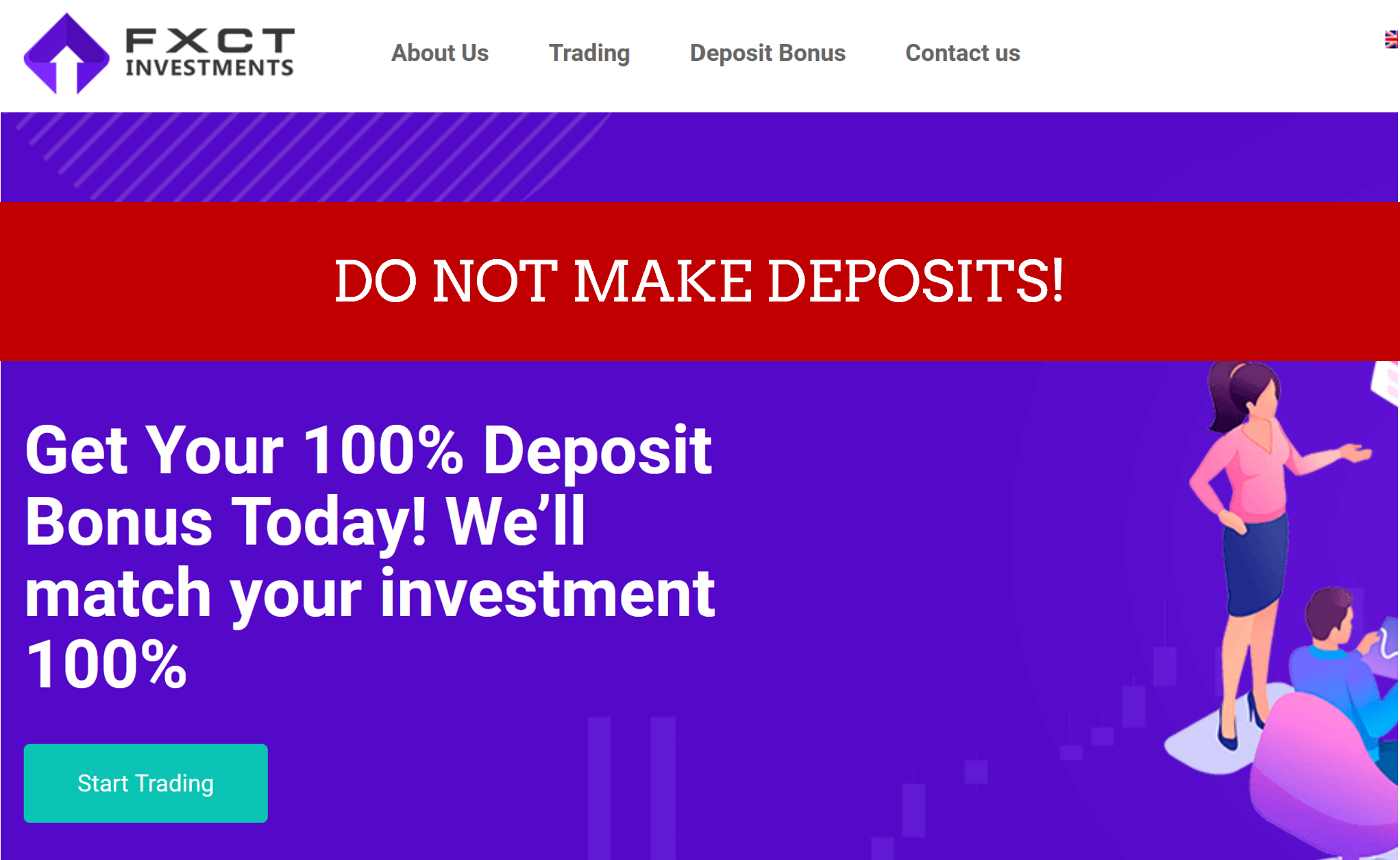 FXCT Investments NO PAY FCA warns against FXCT Investments broker scam