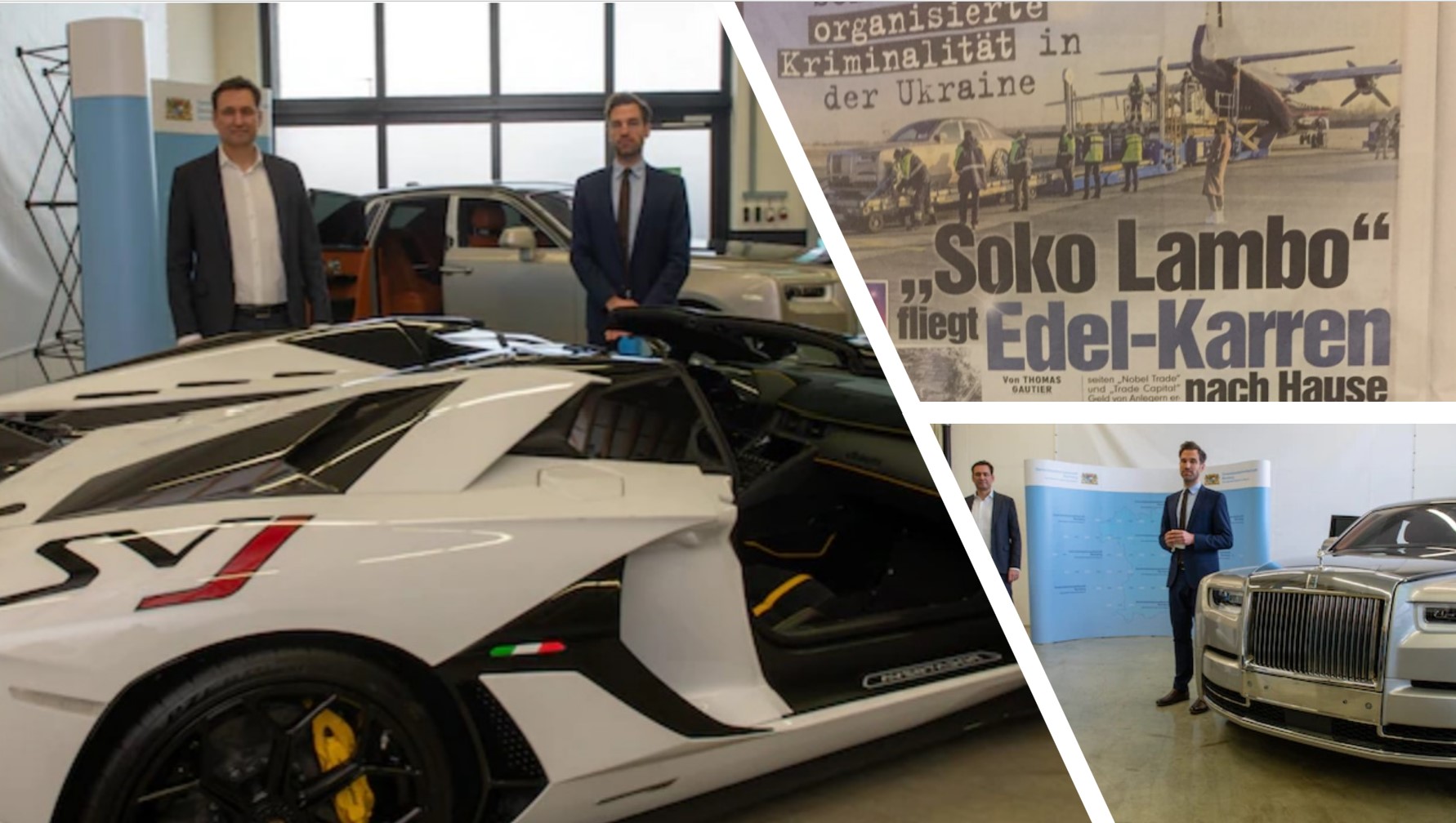 Nino Goldback Luxury Cars FI German law enforcement forfeited and auctioned luxury cars