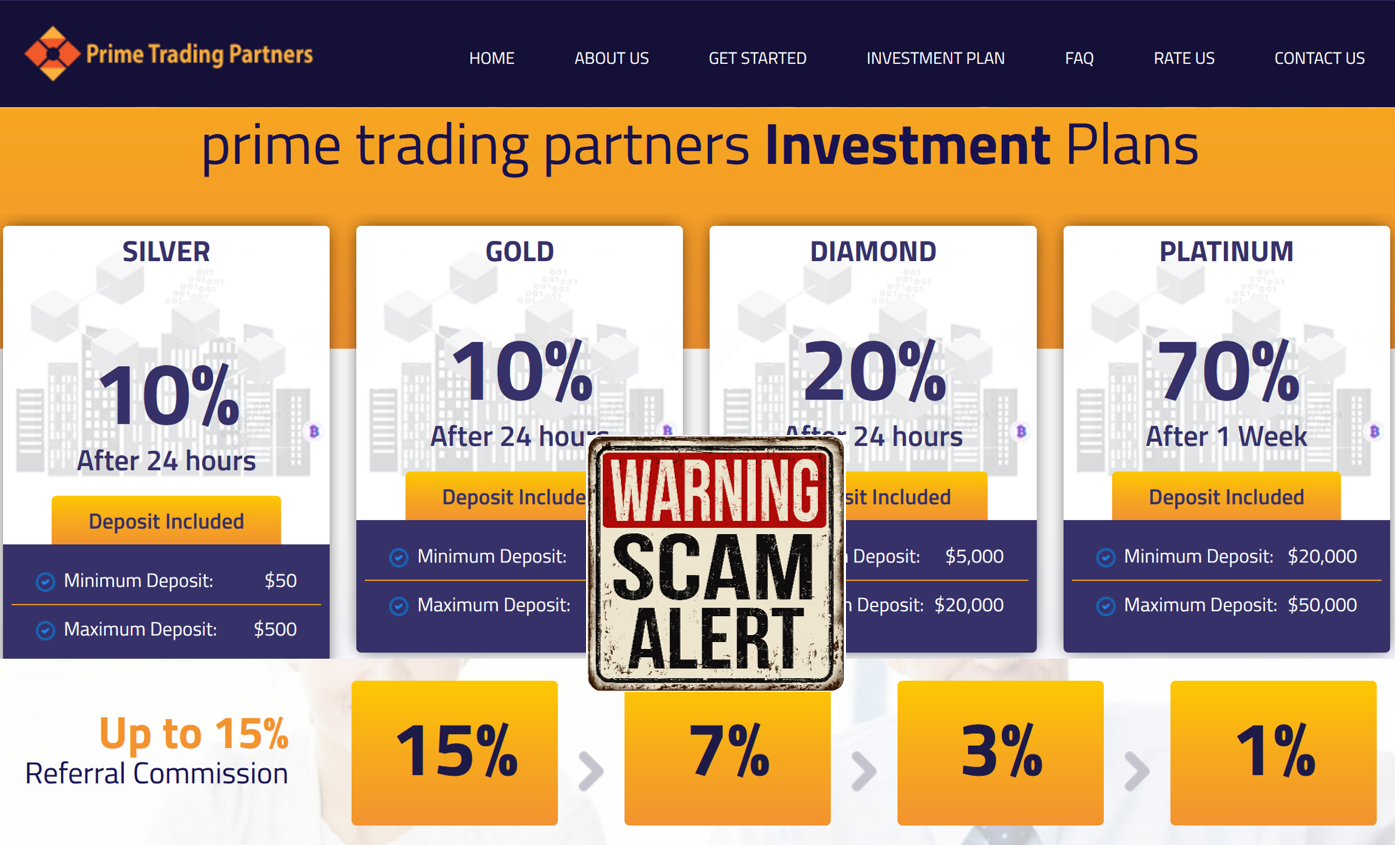 Prime Trading Partners FI Attention - do not fall for the Prime Trading Partners crypto scam