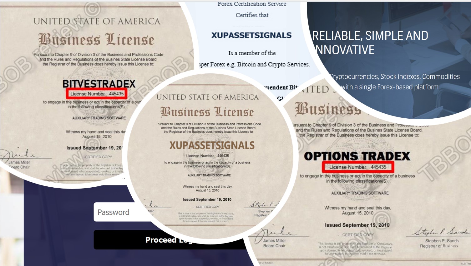 XupAssetSignals FI Request 4 Information XupAssetSignals and the scam network